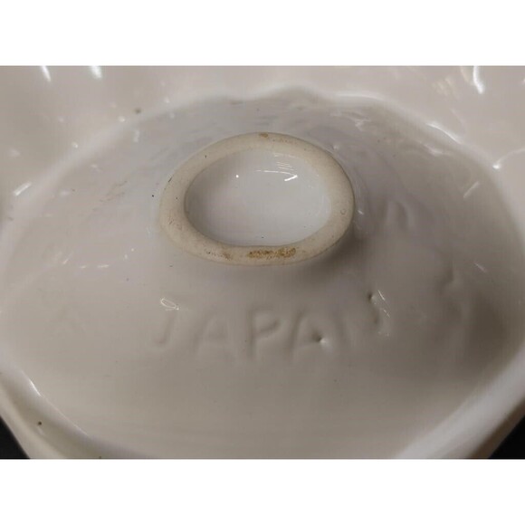 Vintage Seashell Veggie Chip And Dip Seafood Serving Dish 12x10" Action Japan - Picture 4 of 7